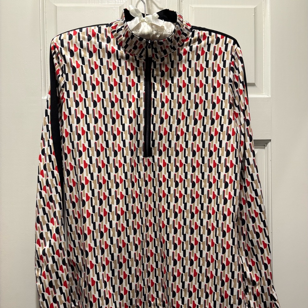 Tail Women's Geometric Print Top - Red, Black, White